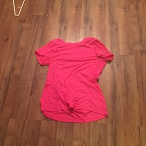 Pink nike shirt
